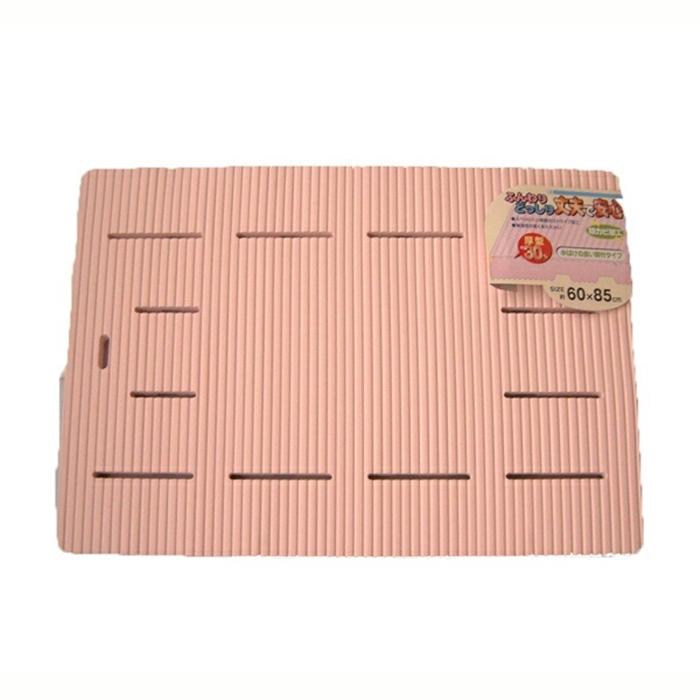 脚付厚型 ラバースノコ ピンク 浴室マット 防カビ加工 お風呂 マット バスルーム 浴用マット おしゃれ | 