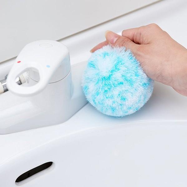 バスボンくん 洗面台スッキリポンポン抗菌ケース付 ブルー |  | 01