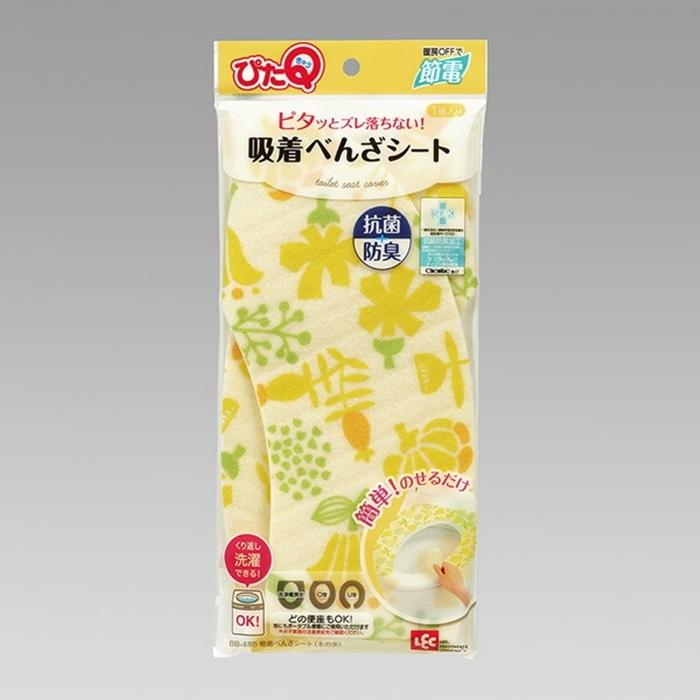 吸着べんざシート 木の実 便座シート 貼る 洗浄暖房型 O型 U型 ポータブル 便座カバー トイレカバー トイレタリー トイレ用品 抗菌 防臭 | 