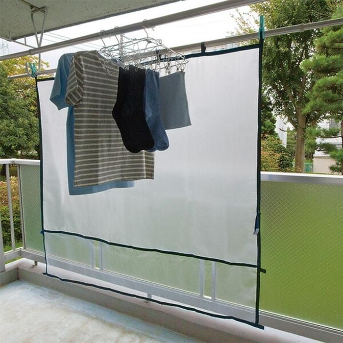 ベランダ便利シートL  雨よけ 洗濯物 目隠し 雨よけカバー 洗濯物カバー ベランダ用 マンション プライバシー ベンリ 便利 鳥避け |  | 01