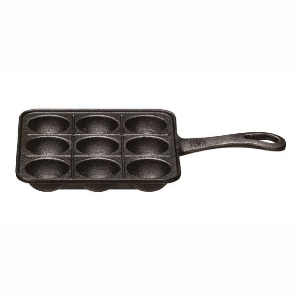鉄鋳物 たこ焼き器９穴