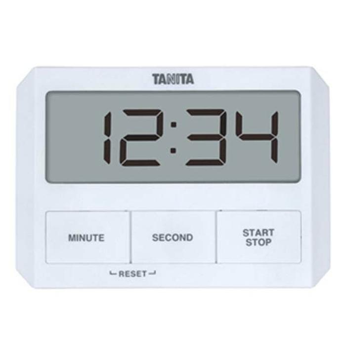 ガラスにつくタイマー TD-409 ホワイト キッチンタイマー 美容室 防水 かわいい おしゃれ 超薄型 吸盤 | 