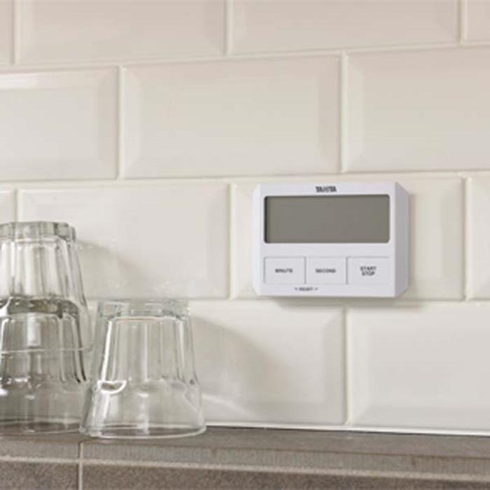 ガラスにつくタイマー TD-409 ホワイト キッチンタイマー 美容室 防水 かわいい おしゃれ 超薄型 吸盤 |  | 04