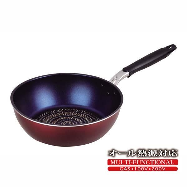 ライズ ブルーダイヤモンドコートＩＨ対応深型フライパン24cm | 