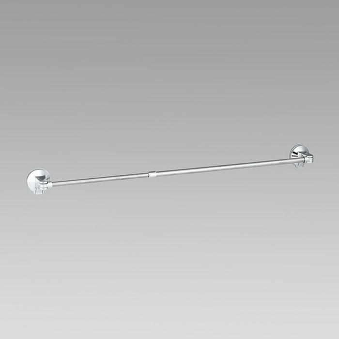 伸縮ステンタオル掛け80cm（レバー式吸盤） トイレ 洗面所 バスルーム キッチン タオルハンガー タオルホルダー |  | 01