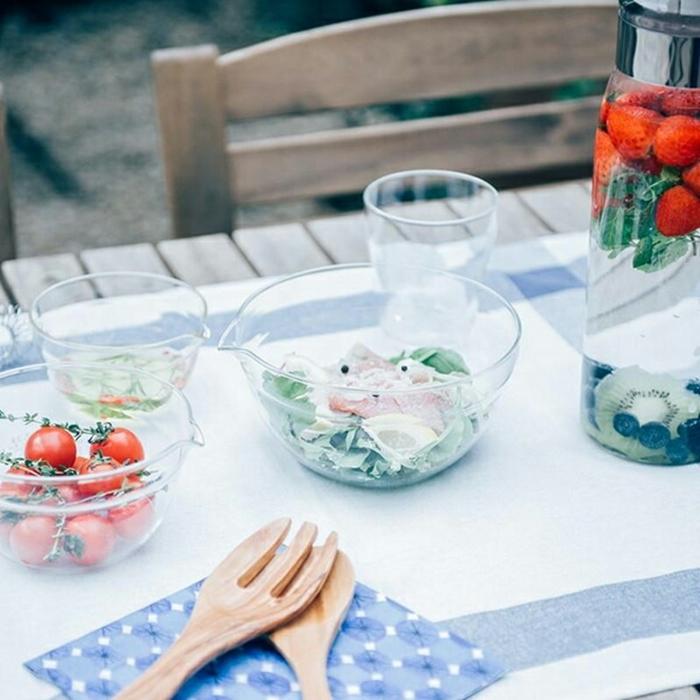 片口ボール4個セット  ボウル 耐熱ガラス キッチンツール 調理用品 調理器具 調理グッズ |  | 01