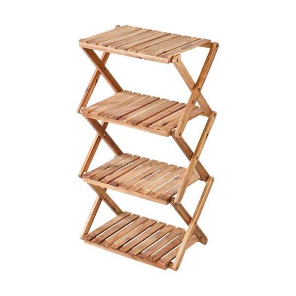 ＣＳクラシックス 木製4段ＭＯＶＥラック 460 | 