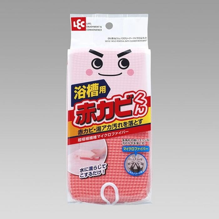 ＧＮ赤カビくんバスクリーナーマイクロ＆ネット スポンジ 風呂 風呂掃除 掃除 風呂用スポンジ 床 浴室 浴槽 カビ 落とし バス清掃 バスグッズ | 