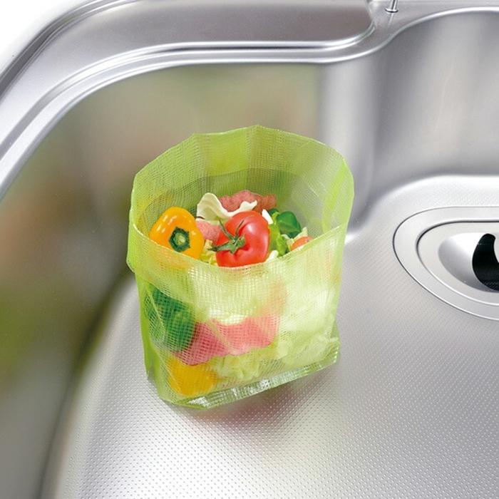 立てる水切り袋30枚入 生ごみ 生ゴミ おしゃれ シンク キッチン キッチンツール ゴミ箱 ごみ箱 ダストボックス 水切り |  | 01
