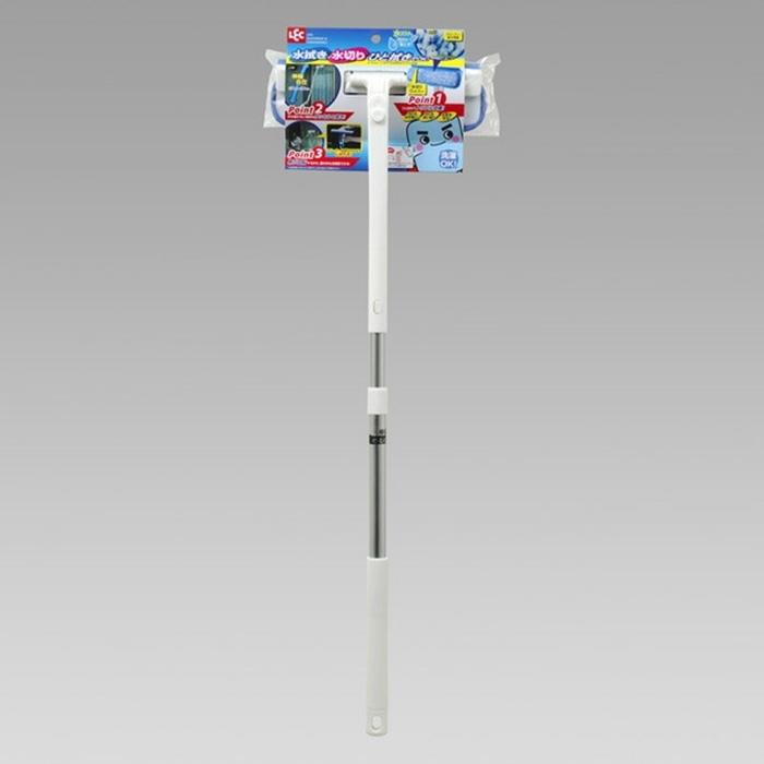 しぼれる回転窓みがき伸縮 窓掃除 ガラスクリーナー ガラス戸 窓ガラス 窓ガラス掃除 お掃除ワイパー モップワイパー | 