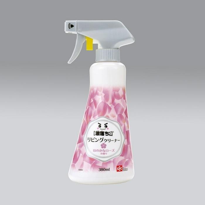 激落ちくん リビングクリーナー 泡スプレー 380mL ほのかなローズの香り リビングクリーナー 床 家具などに 掃除用品 | 