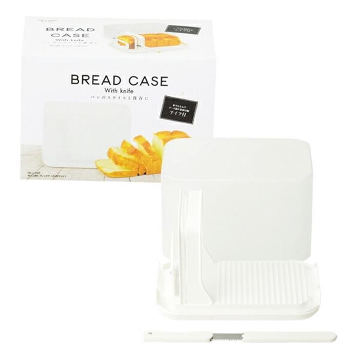 IN CUBE ブレッドケース ホワイト 保存容器 パン切りナイフ 食パンカット スライサー  食パンカッター スライス カット ブレッドナイフ |  | 02