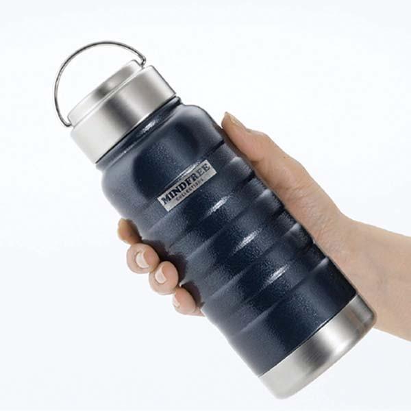 MINDFREE 【マインドフリー】 ステンレスボトル 550ｍL ネイビー |  | 03