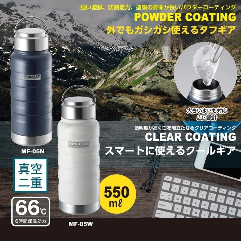 MINDFREE 【マインドフリー】 ステンレスボトル 550ｍL ネイビー |  | 04