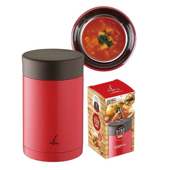 モグモグスープマグ400mL レッド スープカップ スープポット スープマグ スープジャー フードポット フードボトル フードマグ |  | 01