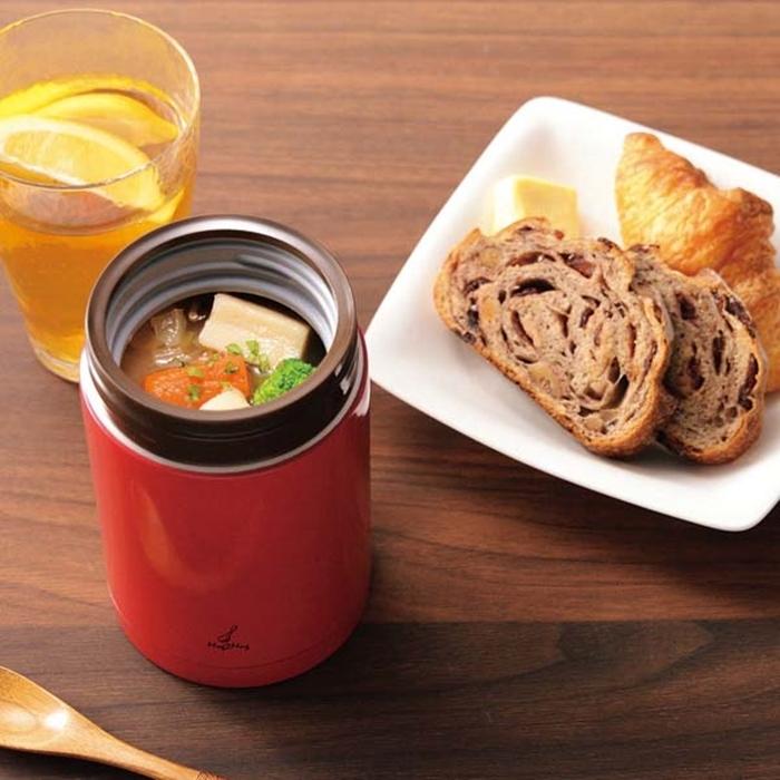 モグモグスープマグ400mL レッド スープカップ スープポット スープマグ スープジャー フードポット フードボトル フードマグ |  | 02