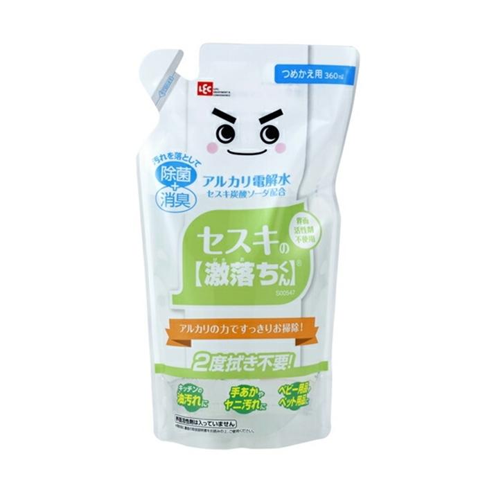 セスキの【激落ちくん】詰替360mL アルカリ電解水 油汚れ ヤニ汚れ 手垢 | 