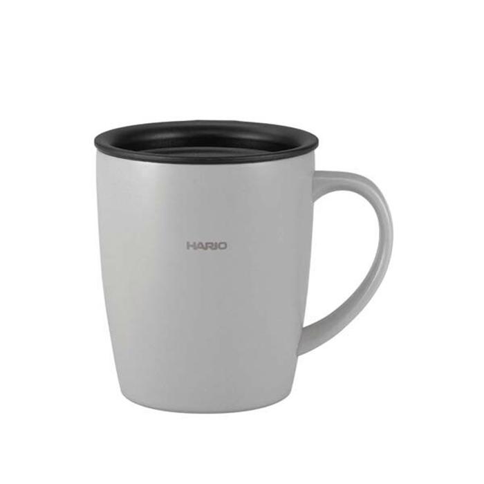 フタ付き保温マグ300 グレー マグカップ ステンレス | 