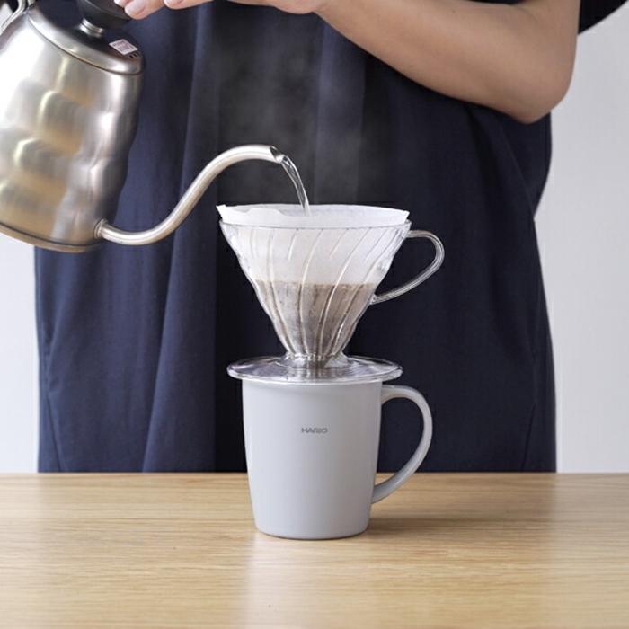 フタ付き保温マグ300 グレー マグカップ ステンレス |  | 01