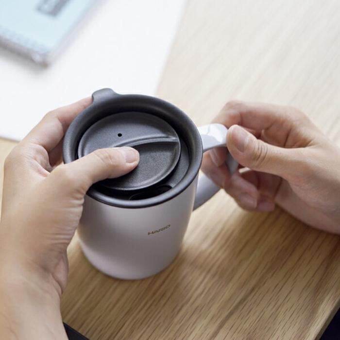 フタ付き保温マグ300 グレー マグカップ ステンレス |  | 02