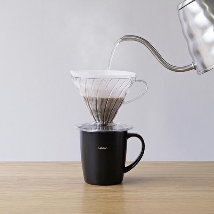 フタ付き保温マグ300 ブラック マグカップ ステンレス |  | 01