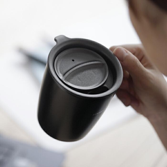 フタ付き保温マグ300 ブラック マグカップ ステンレス |  | 03