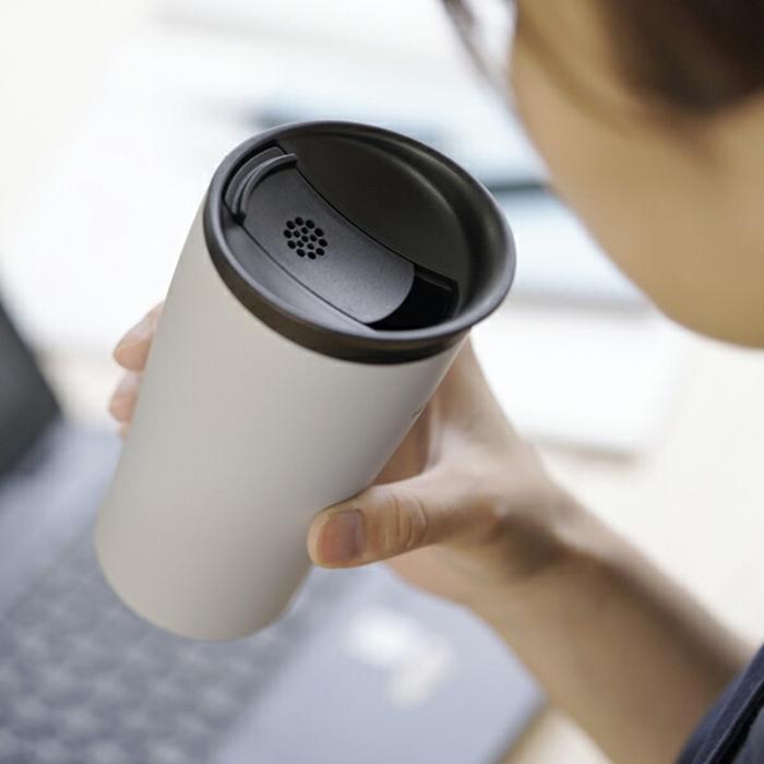 フタ付き保温タンブラー300 グレー マグボトル 保冷 保温 水筒 |  | 03