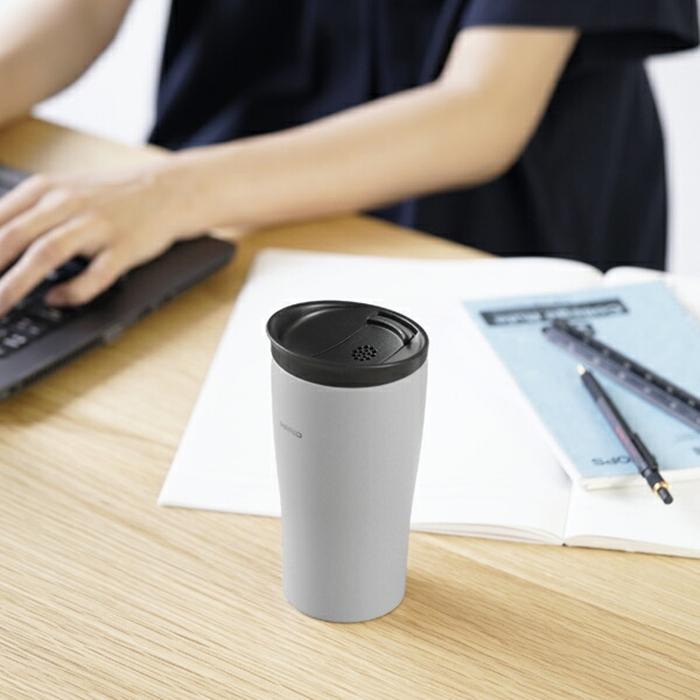 フタ付き保温タンブラー300 グレー マグボトル 保冷 保温 水筒 |  | 04