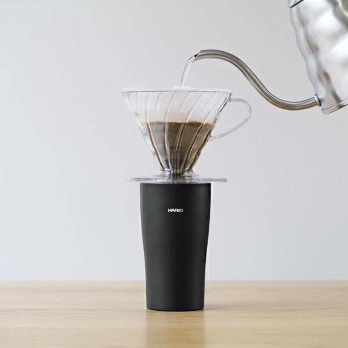 フタ付き保温タンブラー300 ブラック マグボトル 保冷 保温 水筒 |  | 01