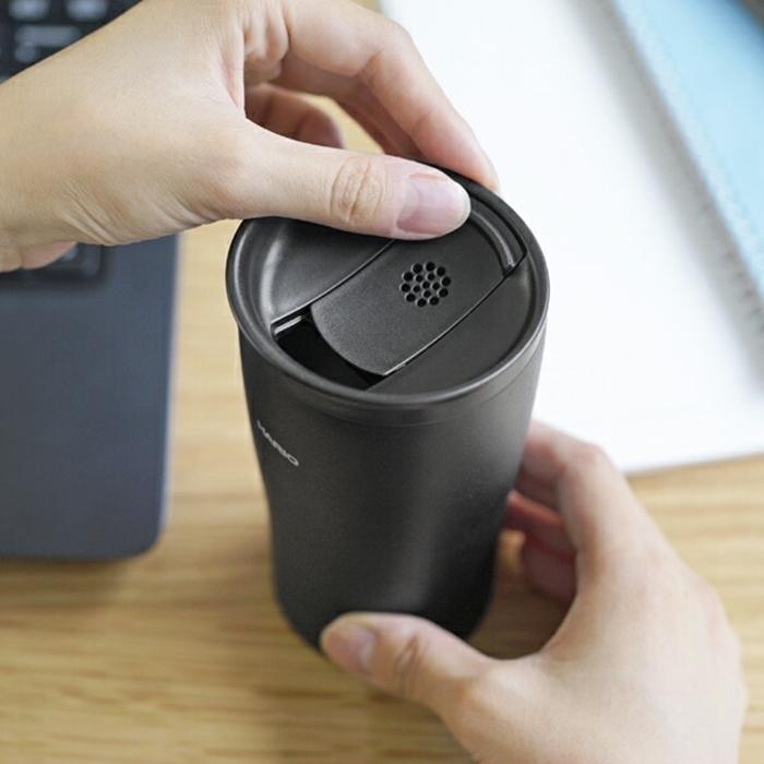 フタ付き保温タンブラー300 ブラック マグボトル 保冷 保温 水筒 |  | 02