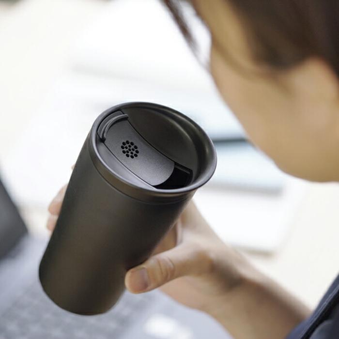 フタ付き保温タンブラー300 ブラック マグボトル 保冷 保温 水筒 |  | 03