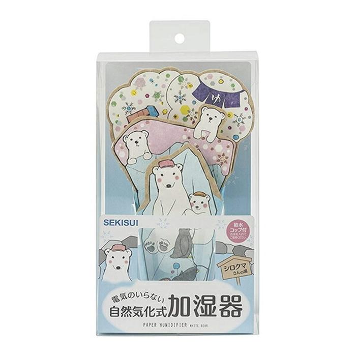 自然気化式加湿器 お風呂に入る動物たち シロクマの仲間たち デスク ベッドサイド 卓上 省エネ |  | 02