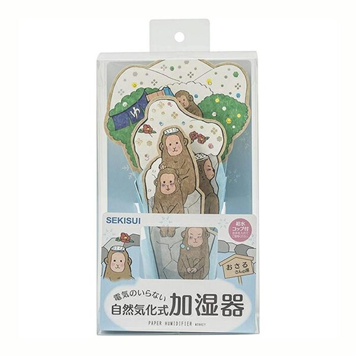 自然気化式加湿器 お風呂に入る動物たち お猿の仲間たち デスク ベッドサイド 卓上 省エネ |  | 02