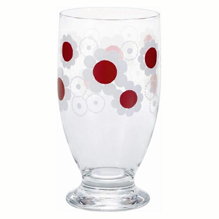 アデリア レトロ 台座付きグラス320 花まわし コップ グラス フロート パフェ | 