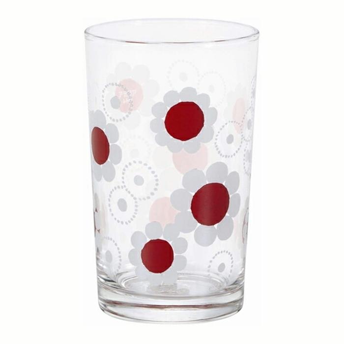 アデリア レトロ 中コップ 花まわし コップ グラス | 