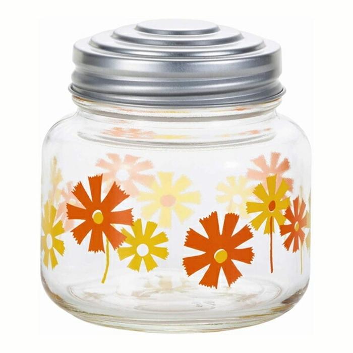 アデリア レトロ ボンボン入れ ミニ アリス 保存容器 キャニスター ガラス容器 保存ビン ガラス保存容器 | 