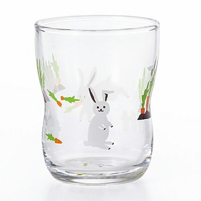 つよいこグラスＳ かくれんぼ うさぎ コップ グラス 子供向け キッズ向け 持ちやすい 女子 子供 女の子 | 