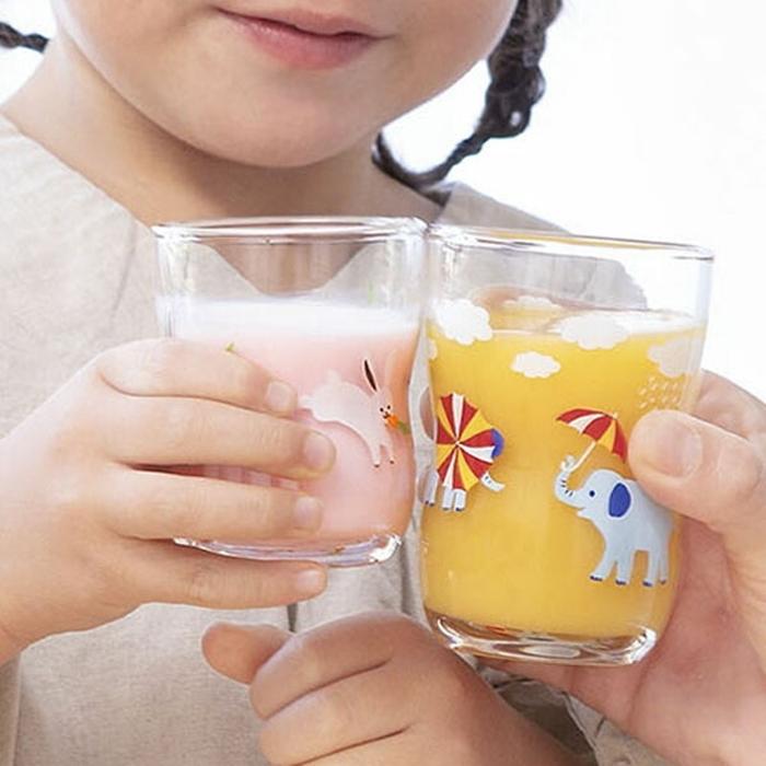 つよいこグラスＭ かくれんぼ ぞう コップ グラス 子供向け キッズ向け 持ちやすい 女子 子供 女の子 |  | 05