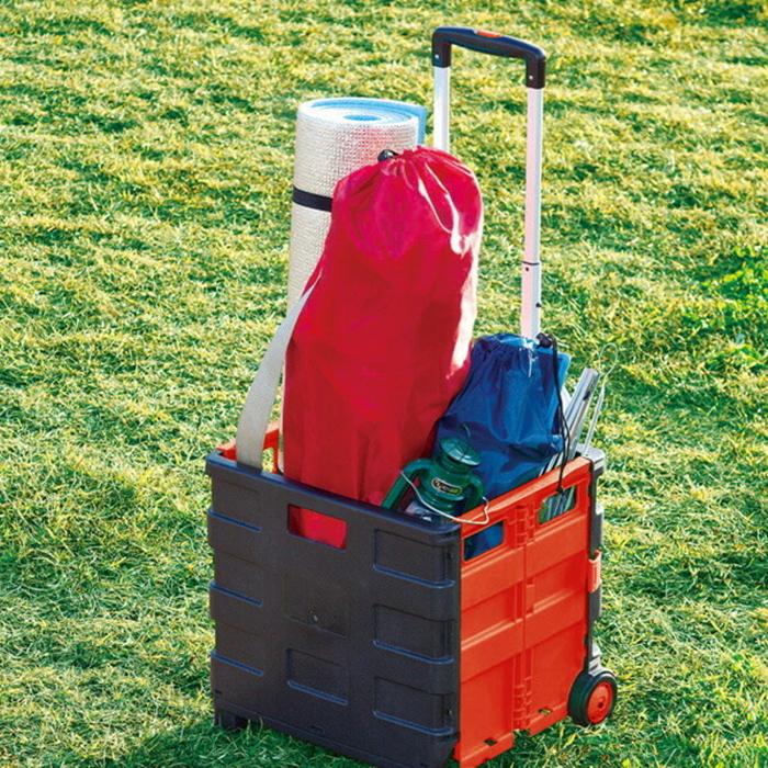 折りたたみコンテナキャリーL レジャー キャンプ アウトド 折りたたみ バーベキュー |  | 04