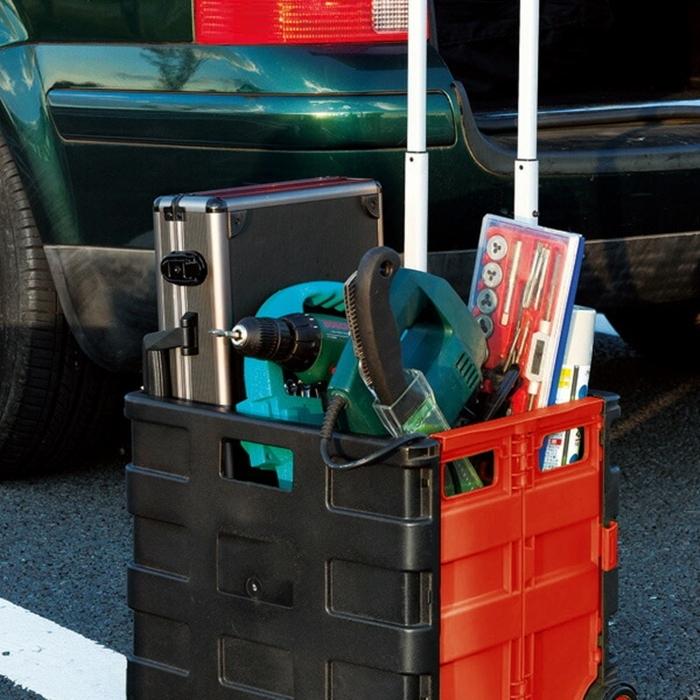 折りたたみコンテナキャリーL レジャー キャンプ アウトド 折りたたみ バーベキュー |  | 05