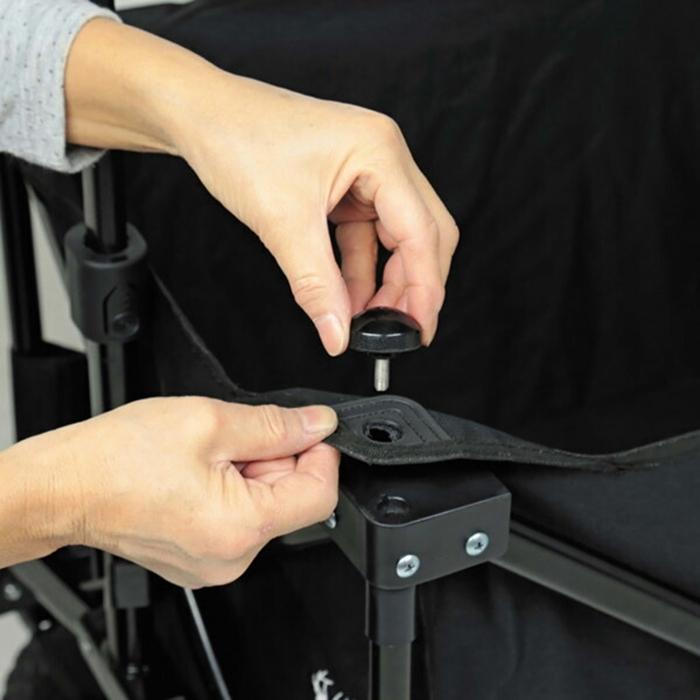 CSブラックラベル 収束型4輪キャリー  レジャー キャンプ アウトド 折りたたみ バーベキュー |  | 03