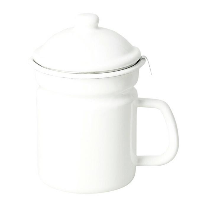 ブランキッチン ホーローオイルポット1.1L 油ポット 油入れ 油切り オイルストッカー 保存 | 