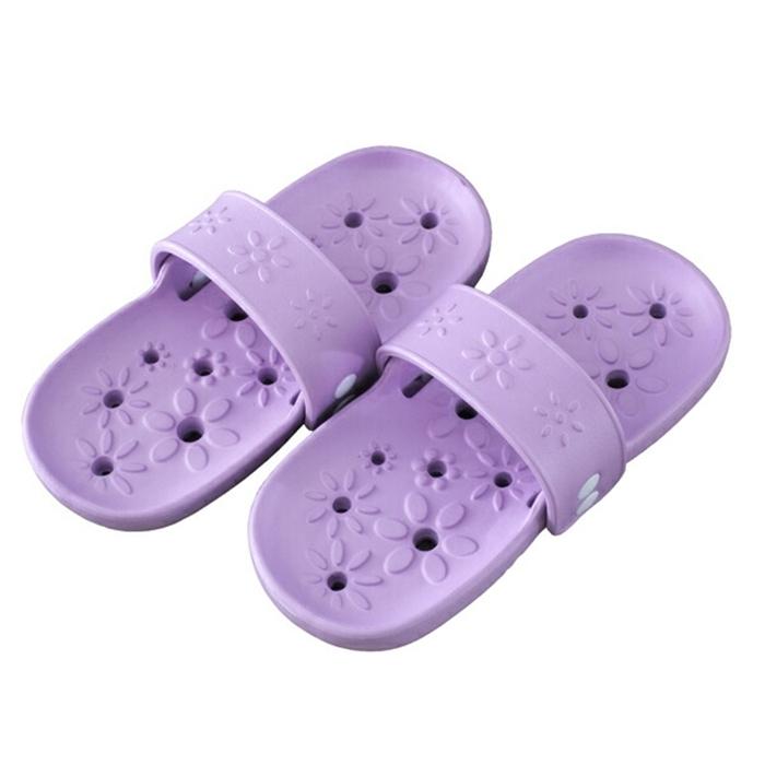 両履きサンダルフルールＭ ペールラベンダー トイレ らくらく玄関 スリッパ サンダル つっかけ 両側 ベランダ おしゃれ | 