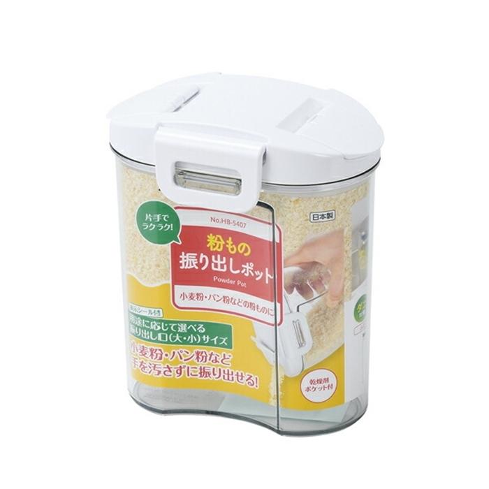 粉もん振り出しポット 乾燥剤ポケット付(約6x6cm) 保存容器 粉物 |  | 01