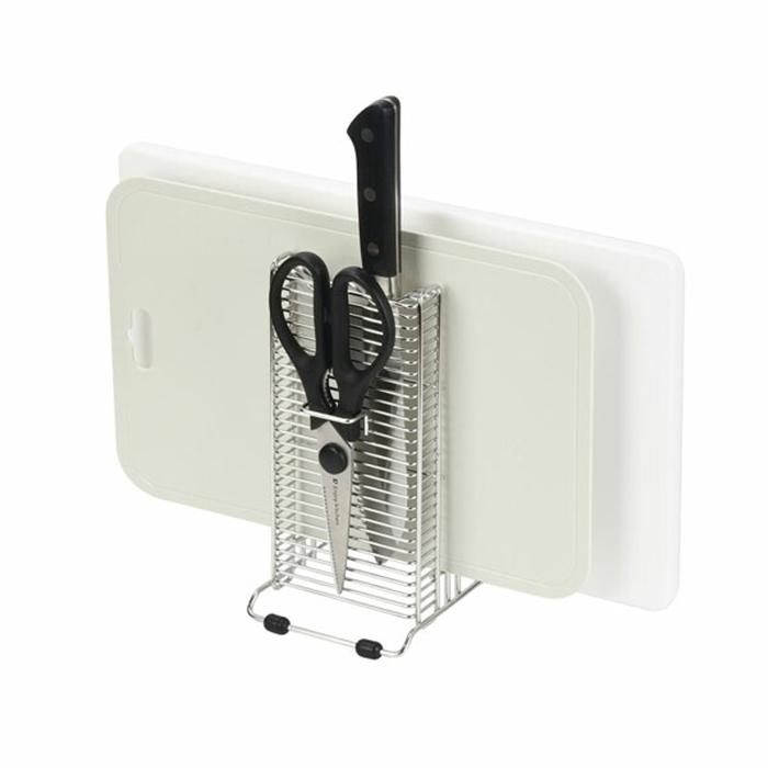 『はさみが収納できる』 包丁・まな板スタンド キッチン収納 包丁入れ 包丁ケース 包丁収納 業務用包丁差し ナイフ差し ナイフ立て ナイフ入れ ナイフホルダー | 