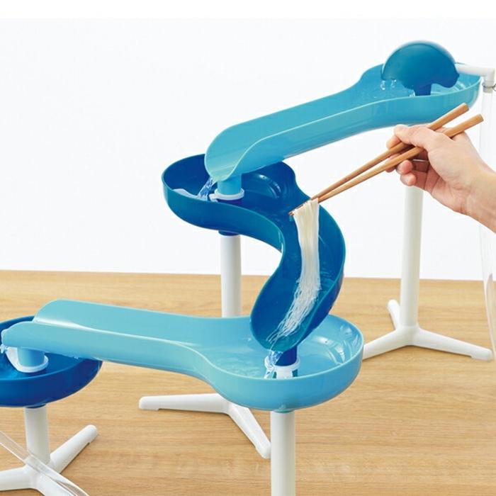 流麺 スライダーそうめん流し器 ミントブルー 流しそうめん器 流しそうめん機 素麺 夏 イベント キャンプ アウトドア |  | 03