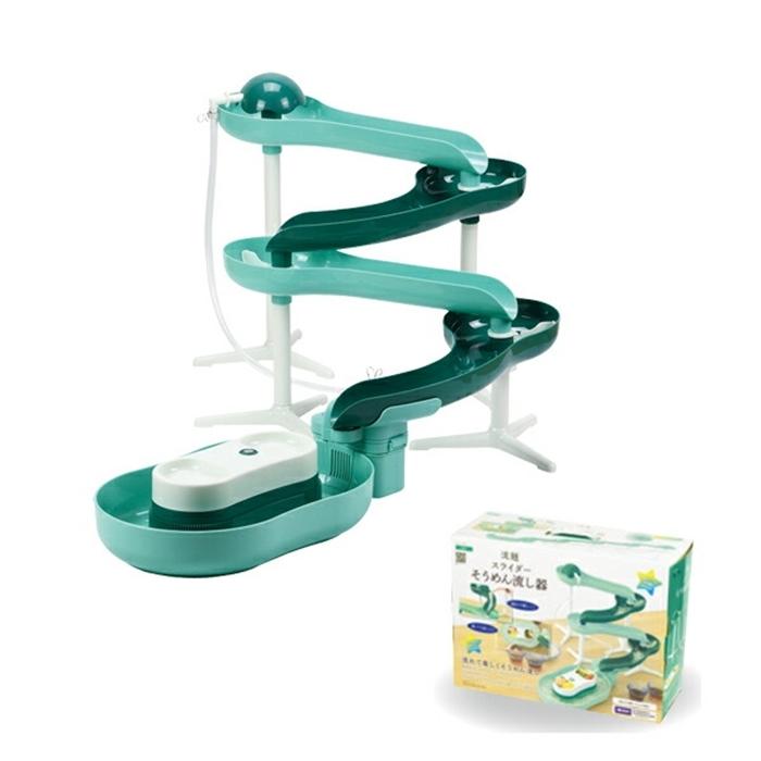 流麺 スライダーそうめん流し器 ミントグリーン 流しそうめん器 流しそうめん機 素麺 夏 イベント キャンプ アウトドア | 