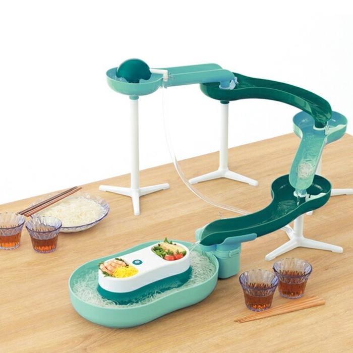 流麺 スライダーそうめん流し器 ミントグリーン 流しそうめん器 流しそうめん機 素麺 夏 イベント キャンプ アウトドア |  | 02