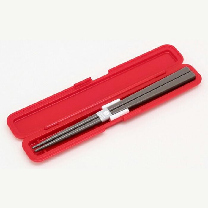 Lcm Ｎｏ.3 箸セット18.0cm BLack 箸 箸ケース セット お弁当箱用 携帯箸 日本製 マイはし おしゃれ 薄型 |  | 01