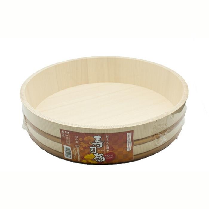 新寿司桶39cm本体 Ｐタガ すし飯台 すし飯桶 さわら すし桶 すしおけ 飯台 ちらし寿司 手巻き寿司 木製 国産 立花容器 | 